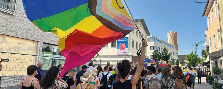 Das Fürstentum hat Grund zum Feiern – ein Foto von der liPride 2023 (Bild: FLay)