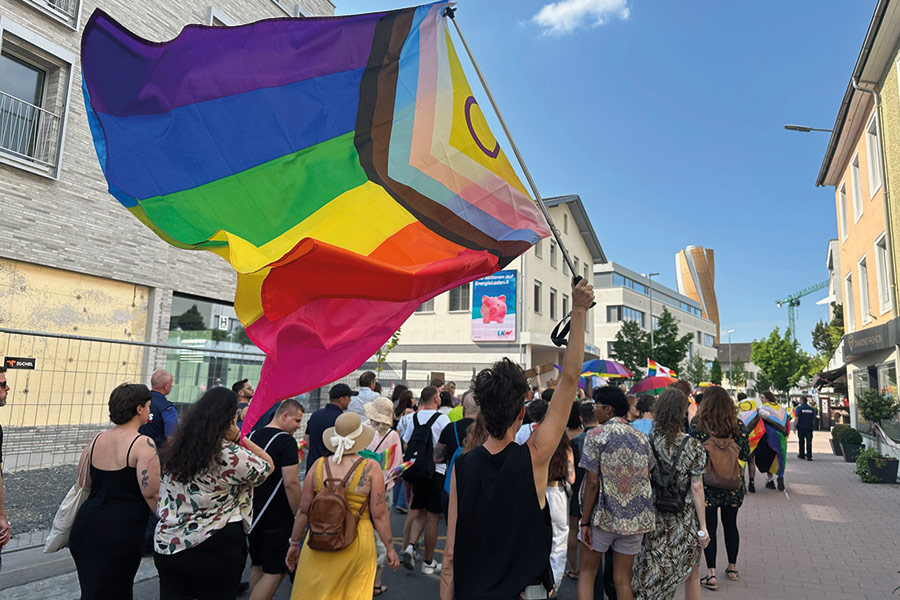 Das Fürstentum hat Grund zum Feiern – ein Foto von der liPride 2023 (Bild: FLay)