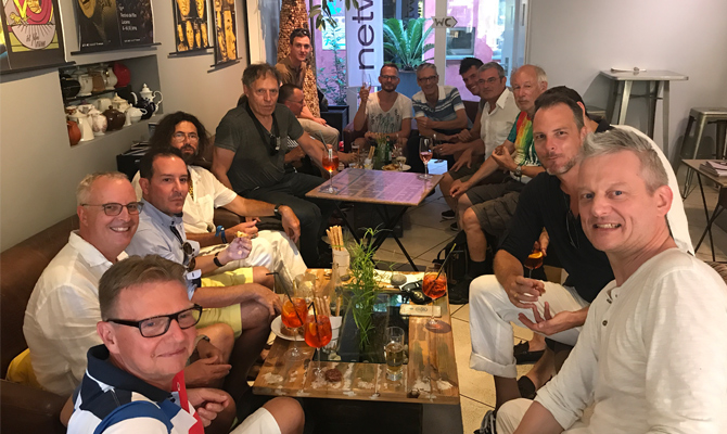 Regionalleiter Patrick Perret-Gentil und Networker Francesco Cattaneo.