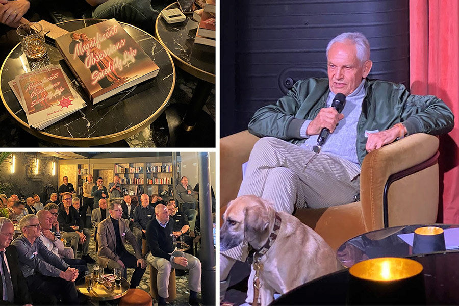 Matthias Brunner avec son chien Louffy au Kweer. (photo: Network Zürich)