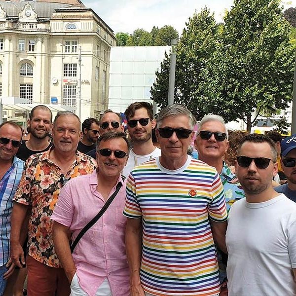 Les networkers au départ du cortège sur la Kornhausplatz (Foto: network)