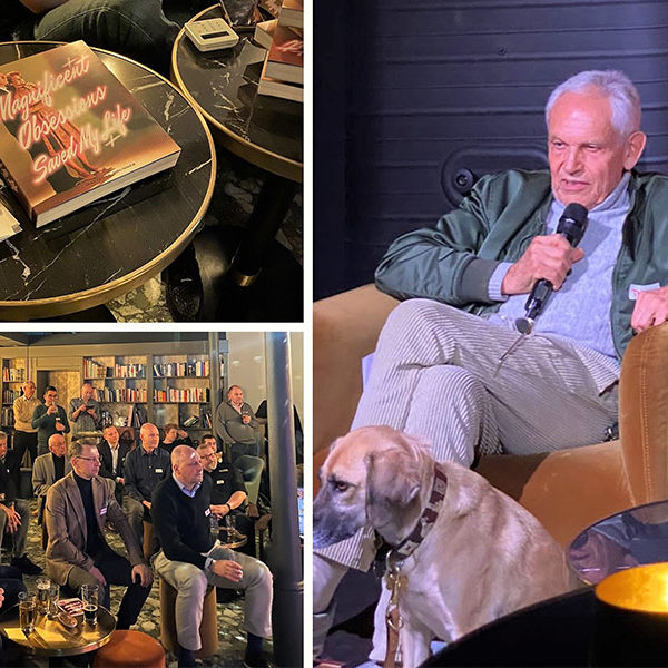 Matthias Brunner con il cane Louffy al Kweer (foto: Network Zurigo)