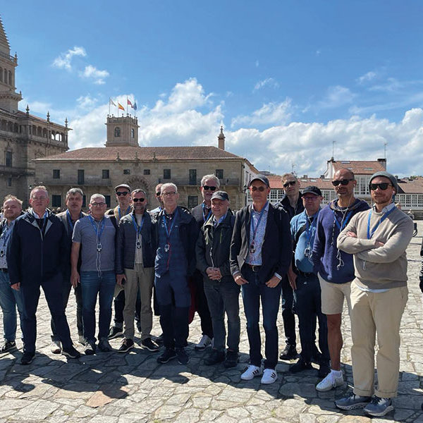 Il gruppo di Network visita le bellezze architettoniche della Galizia. (Foto: messa a disposizione)