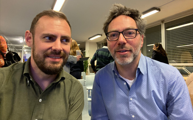 Matthias Erhardt (Verdi) e Roger Gaberell (PPD) si sono impegnati insieme a favore degli «anziani arcobaleno».