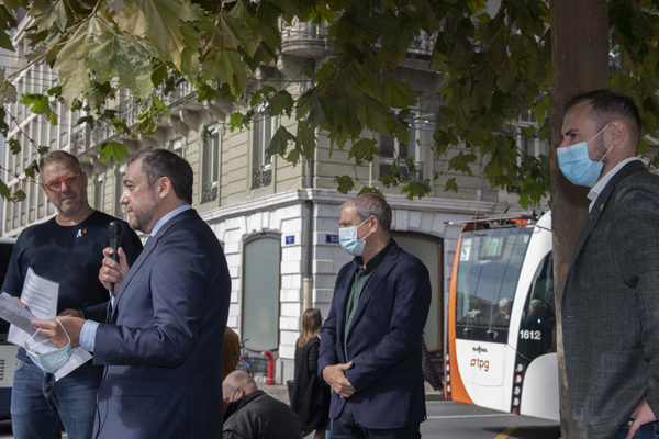 De gauche à droite: Jaime Coghi Arias